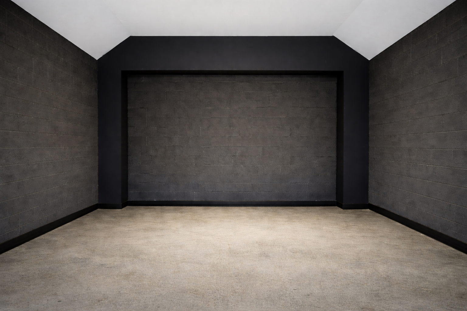 Before — empty prepared room